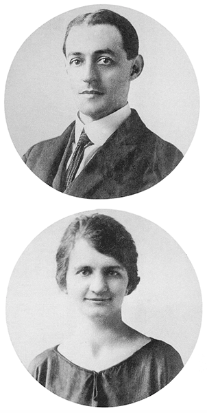 图 7 宾克与薇拉，1925年1月。